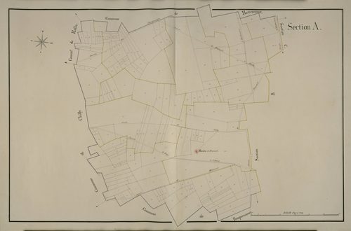 Plan du cadastre napoléonien - Fransart : A