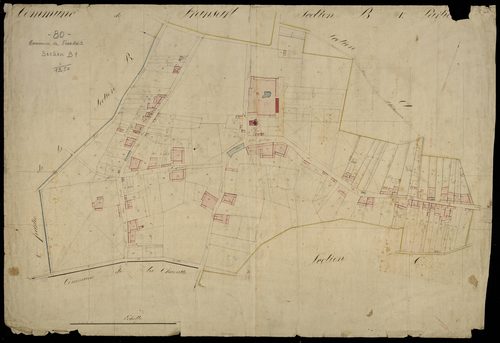 Plan du cadastre napoléonien - Fransart : B1