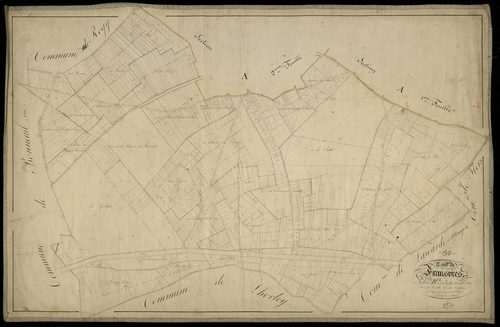 Plan du cadastre napoléonien - Fransures : Patte (La), B