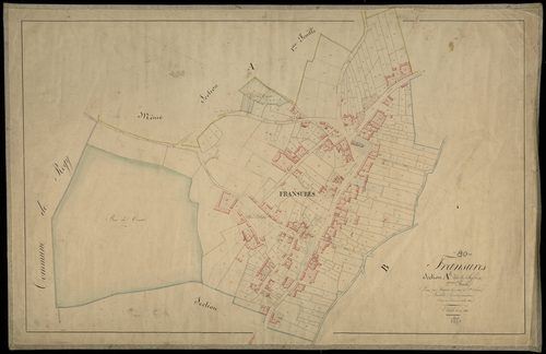 Plan du cadastre napoléonien - Fransures : Chef-lieu (Le), A2