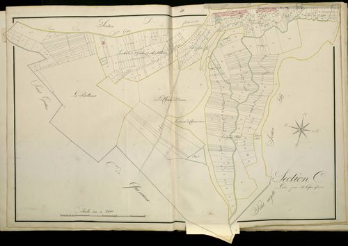 Plan du cadastre napoléonien - Atlas cantonal - Frechencourt : C