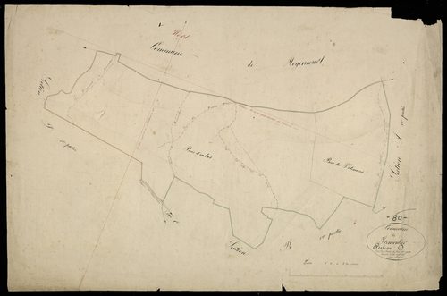 Plan du cadastre napoléonien - Fremontiers (Frémontier) : Mont de Rot (Le), D2