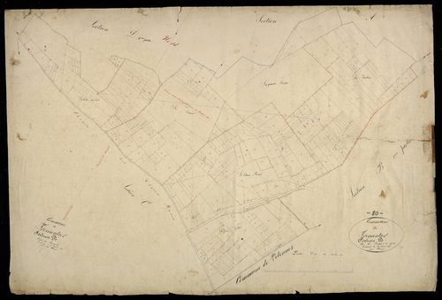 Plan du cadastre napoléonien - Fremontiers (Frémontier) : Bosquet (Le), B1