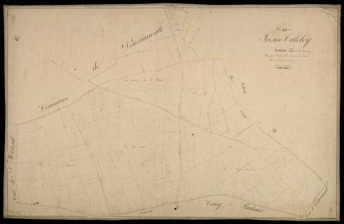 Plan du cadastre napoléonien - Fresnes-Tilloloy (Fresne-Tilloloy) : Dix-Sept (Les), A