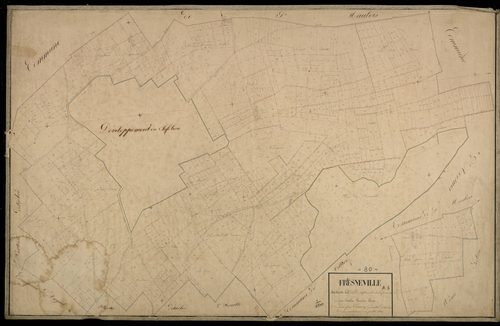 Plan du cadastre napoléonien - Fresneville : Chef-lieu (Le) ; Bois de Fresneville (Le), A1