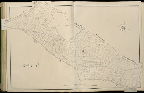 Plan du cadastre napoléonien - Atlas cantonal - Fresnoy-Au-Val (Fresnoy au Val) : C