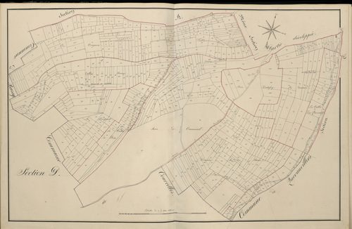Plan du cadastre napoléonien - Atlas cantonal - Fresnoy-Au-Val (Fresnoy au Val) : D