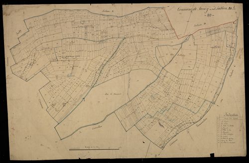 Plan du cadastre napoléonien - Fresnoy-Au-Val : Bois de Deffoy (Le), D (postérieurement désignée D1)