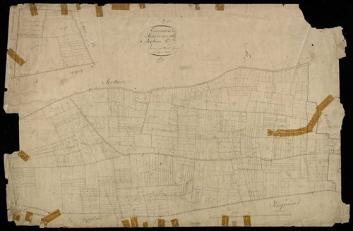 Plan du cadastre napoléonien - Fressenneville : C