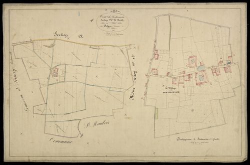 Plan du cadastre napoléonien - Frettecuisse : B2