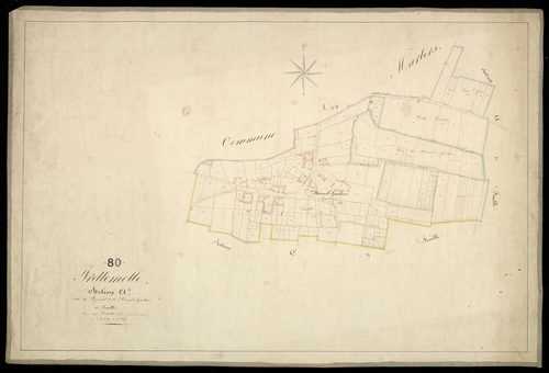 Plan du cadastre napoléonien - Frettemeule (Frettemolle) : Poyenval (Le) ; Mesnil-Huchon (Le), A2