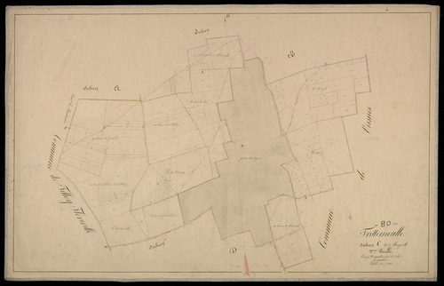 Plan du cadastre napoléonien - Frettemeule (Frettemeulle) : Maingneville, C2