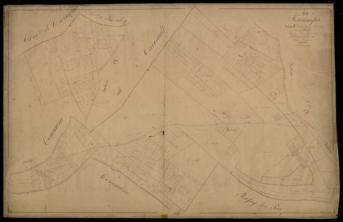 Plan du cadastre napoléonien - Fricamps : Vallée Péleuse (La), C