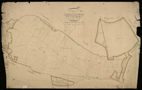 Plan du cadastre napoléonien - Frise : A