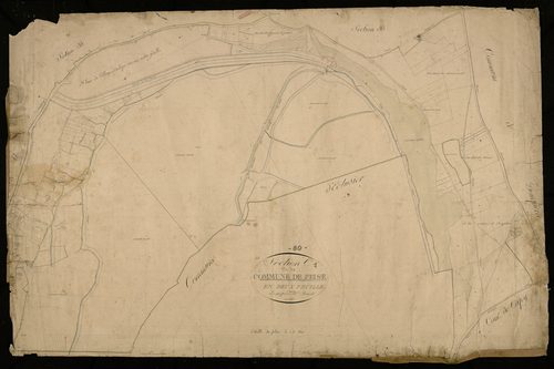 Plan du cadastre napoléonien - Frise : C1