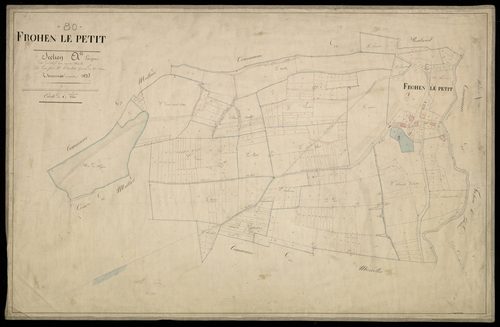 Plan du cadastre napoléonien - Frohen-sur-Authie (Frohen Le Petit) : Chef-lieu (Le), A unique
