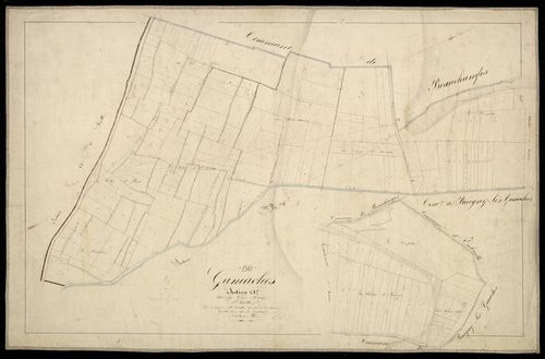 Plan du cadastre napoléonien - Gamaches : Grand Marais (Le), A1