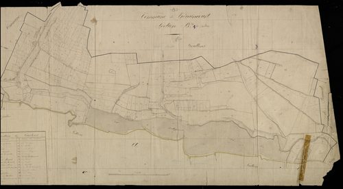 Plan du cadastre napoléonien - Gezaincourt : B