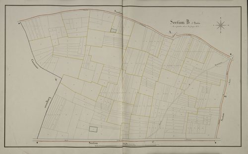 Plan du cadastre napoléonien - Glisy : B1