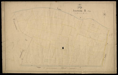 Plan du cadastre napoléonien - Glisy : B1