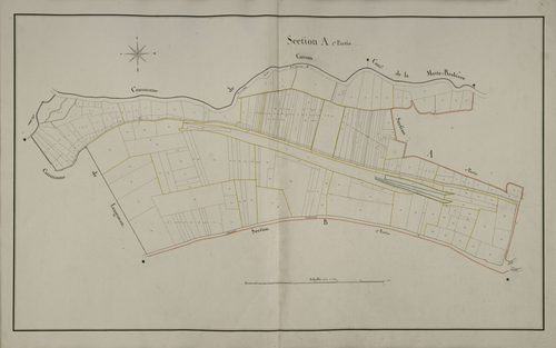 Plan du cadastre napoléonien - Glisy : A1
