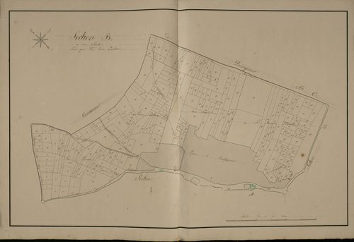 Plan du cadastre napoléonien - Gorenflos : B