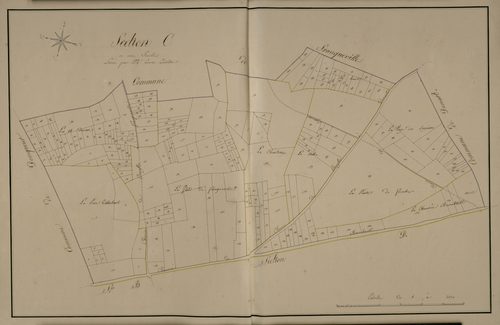 Plan du cadastre napoléonien - Gorenflos : C