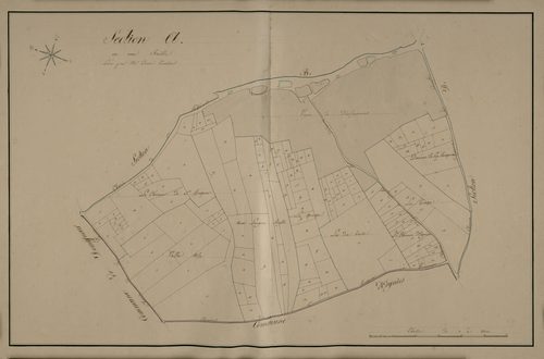 Plan du cadastre napoléonien - Gorenflos : A