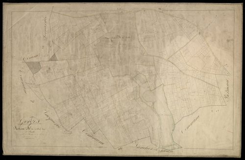 Plan du cadastre napoléonien - Gorges : Chef-lieu (Le), B1