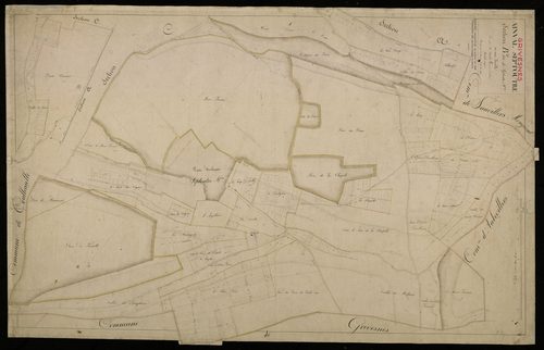 Plan du cadastre napoléonien - Grivesnes (Ainval-Septoutre) : Septoutre Hameau, B