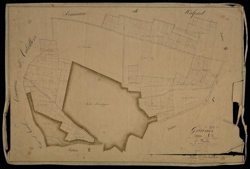 Plan du cadastre napoléonien - Grivesnes : Grivesnes ; Grand Champ (Le), A1