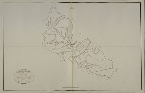 Plan du cadastre napoléonien - Grouches-Luchuel (Grouches Luchuel) : tableau d'assemblage