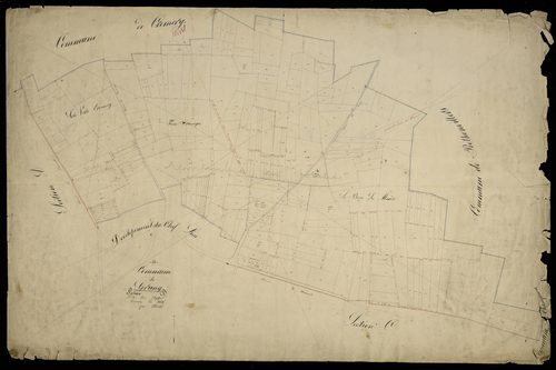 Plan du cadastre napoléonien - Gruny : Septfour (Les), B