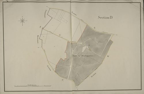 Plan du cadastre napoléonien - Guillaucourt : D