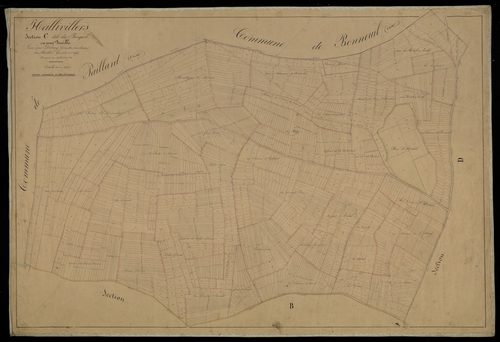 Plan du cadastre napoléonien - Hallivillers : Bosquet (Le), C