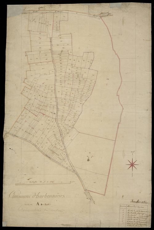 Plan du cadastre napoléonien - Harbonnieres : A3