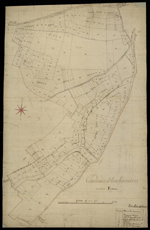 Plan du cadastre napoléonien - Harbonnieres : F2