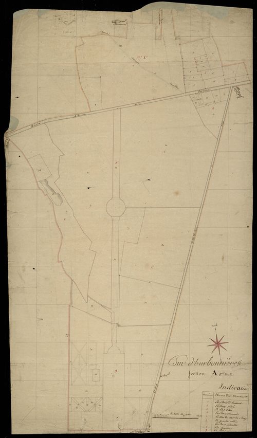 Plan du cadastre napoléonien - Harbonnieres : A1