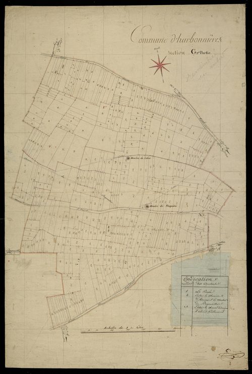 Plan du cadastre napoléonien - Harbonnieres : G2