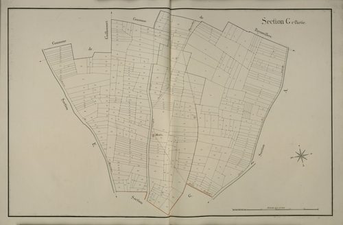 Plan du cadastre napoléonien - Harbonnieres : G1