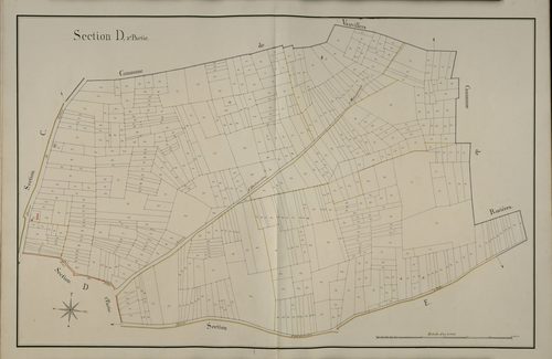 Plan du cadastre napoléonien - Harbonnieres : D2