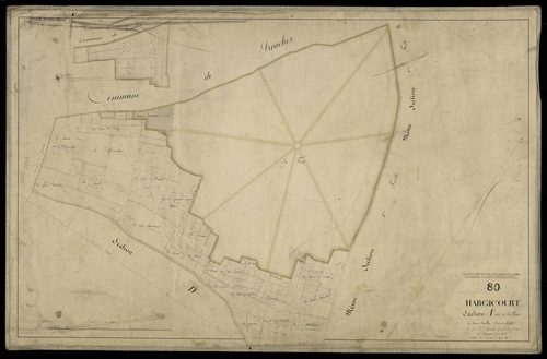 Plan du cadastre napoléonien - Hargicourt : Forêt (La), A1