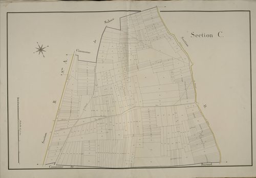 Plan du cadastre napoléonien - Hebecourt : C