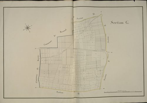 Plan du cadastre napoléonien - Hebecourt : G