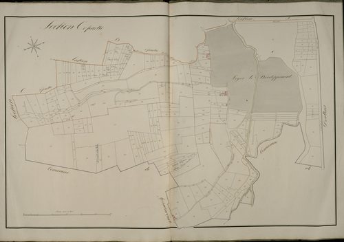 Plan du cadastre napoléonien - Hem-Hardinval (Hem) : C1