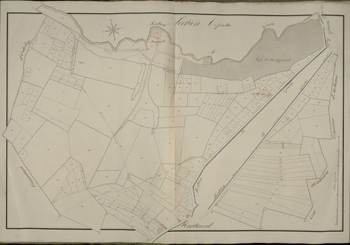 Plan du cadastre napoléonien - Hem-Hardinval (Hem) : A2