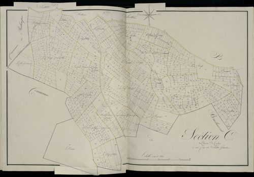 Plan du cadastre napoléonien - Atlas cantonal - Herissart : Chemin de Corbie (Le), C