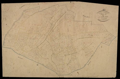 Plan du cadastre napoléonien - Herissart : Moulin l'abbé (Le), A