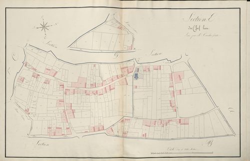 Plan du cadastre napoléonien - Atlas cantonal - Herleville : Chef Lieu (Le), E