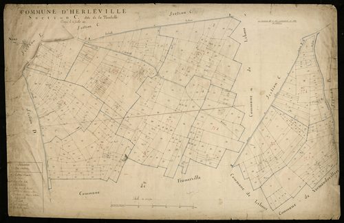 Plan du cadastre napoléonien - Herleville : Tombelle (La), C
